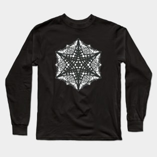 38C Unique Black White Abstract Mandala Long Sleeve T-Shirt